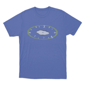 Cyclone Unisex T Shirt Blue
